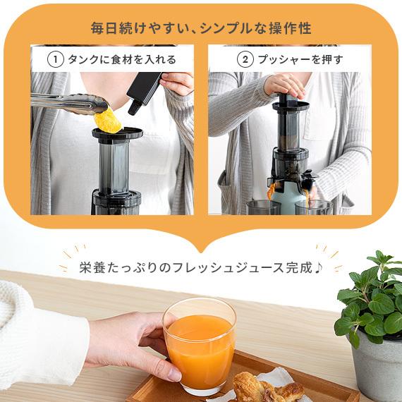 Toffy スロージューサー ジューサー 低速 小型 おしゃれ ミニ Toffy スロージューサー ジューサー 低速 小型 おしゃれ ミニ