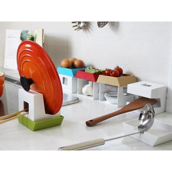 八幡化成 キッチンツールスタンド マルチスタンド 鍋蓋スタンド レシピ