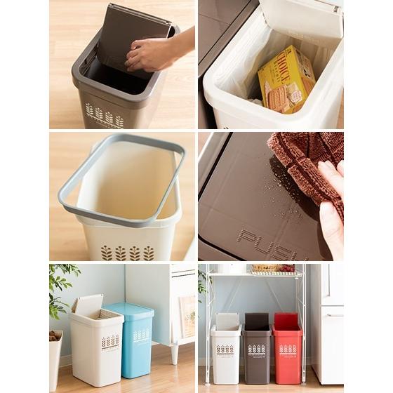 ゴミ箱 おしゃれ ダストボックス 18リットル キッチン リビング ゴミ箱 分別 蓋付き ふた付き フタ付き スリム スライド式 北欧 ペール 角型 4f Slide Pail 18l エア リゾームインテリア 通販 Yahoo ショッピング