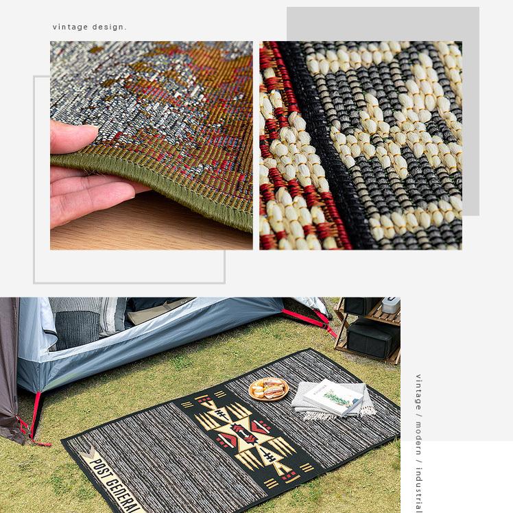 ラグ ラグマット おしゃれ 洗える 外 屋外 屋内 デザインラグ