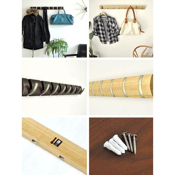 ハンガーラック 壁掛け コートハンガー フック 木製 壁面 収納 コートツリー 省スペース おしゃれ ポールハンガー シンプル バッグハンガー | Umbra | 01