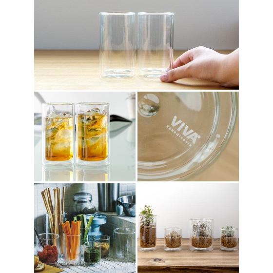 グラス コップ ガラスコップ 2個セット ペア 耐熱ガラス 二重構造 北欧 ダブルウォールグラス シンプル おしゃれ 洋食器 結露しにくい おすすめ エア リゾームインテリア 通販 Paypayモール