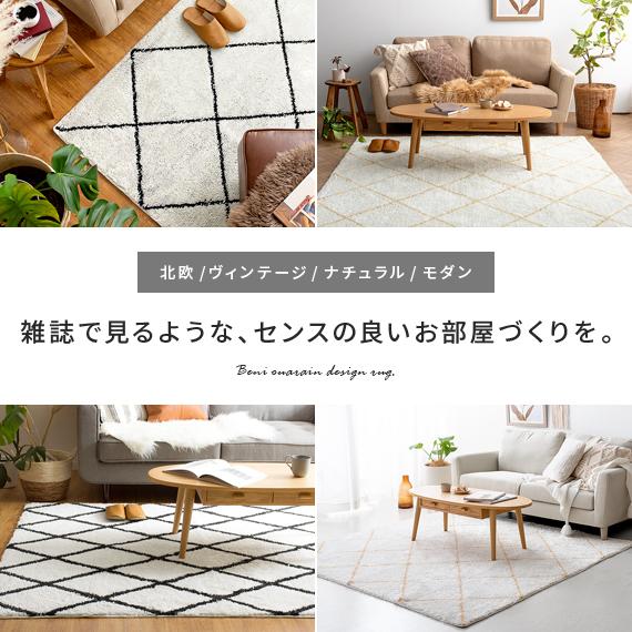 エア・リゾーム ラグ ラグマット カーペット おしゃれ 洗える 1畳