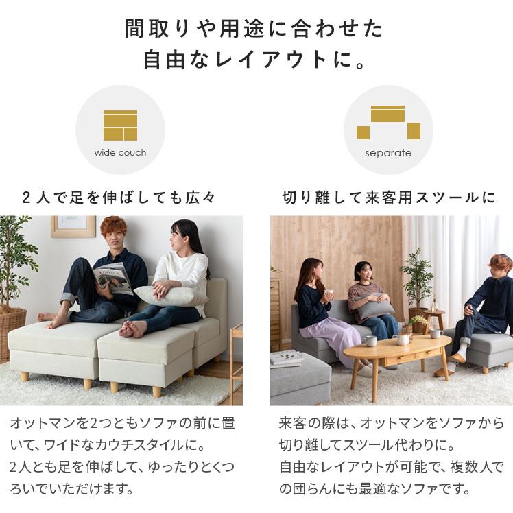 エア・リゾーム ソファー ソファ 2人掛け 収納付き おしゃれ L字ソファ