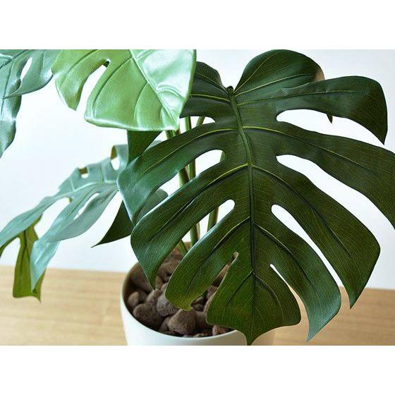 観葉植物 フェイクグリーン 光触媒 モンステラ 75cm お手入れ不要 抗菌