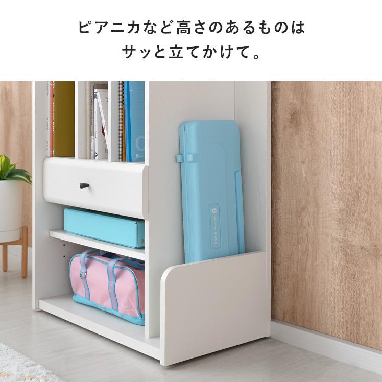 新品!!子供部屋収納☆ランドセルラック☆4色☆キャスター付き☆絵本棚☆本棚 FRM-0124 多機能ランドセルラック キャスター付き 子供部屋 木製