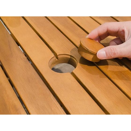 ガーデンテーブル 折りたたみ 木製 おしゃれ エクステリア カフェ風