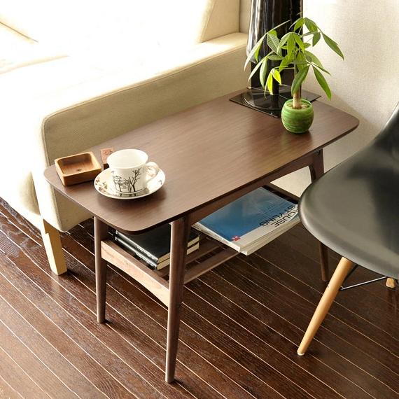 サイドテーブル おしゃれ セール特価 木製 北欧 ソファーサイドテーブル 公式通販 シンプル モダン ベッドサイドテーブル ウォルナット ウッドテーブル