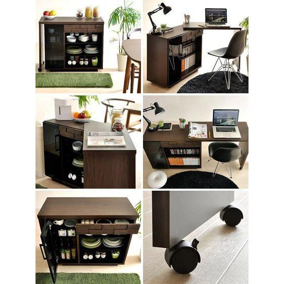 GART デスク パソコンデスク おしゃれ 収納 省スペース 机