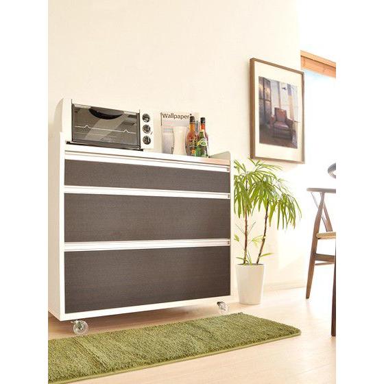 GART（ガルト） キッチンカウンター 収納 90 キッチンキャビネット