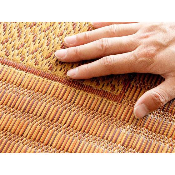 い草ラグ 国産 おしゃれ ふっくら 191×250 国産い草ラグ い草カーペット 日本製 い草マット 滑り止め シンプル モダン アジアン 抗菌 防臭加工 | イケヒコ | 05