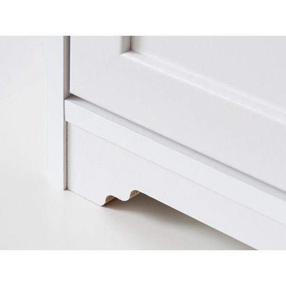 ⭐︎希少⭐︎ 北欧　ホワイトラタンチェスト　キャビネット　3段　6杯　キャリー付 ⭐︎希少⭐︎ 北欧 ホワイトラタンチェスト キャビネット 3段 6