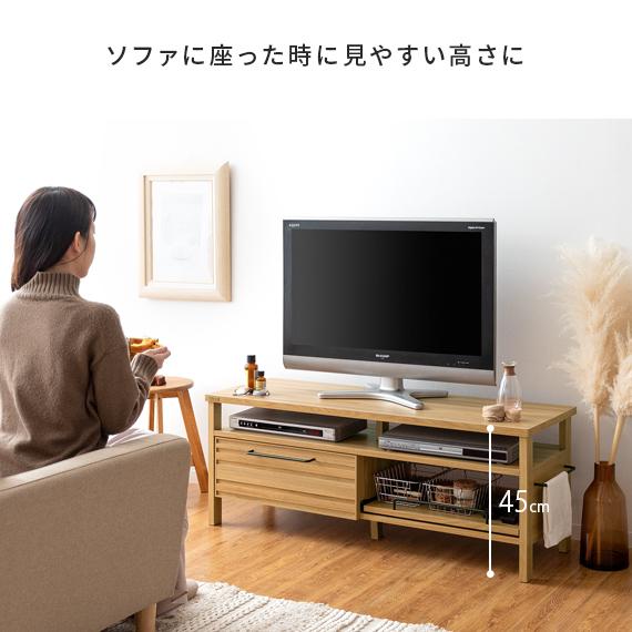 テレビ台 テレビボード おしゃれ ローボード 120 リビングボード 北欧 モダン シンプル 白 ホワイト ナチュラル 収納 TVボード TV台 120cm幅タイプ｜air-r｜20