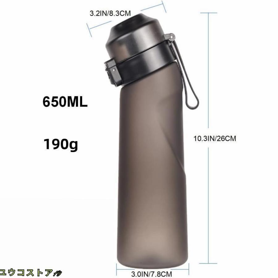 新フルーツ香るストロー付き水筒、650mlの大容量スポーツエア 新フルーツ香るストロー付き水筒、650mlの大容量スポーツエア