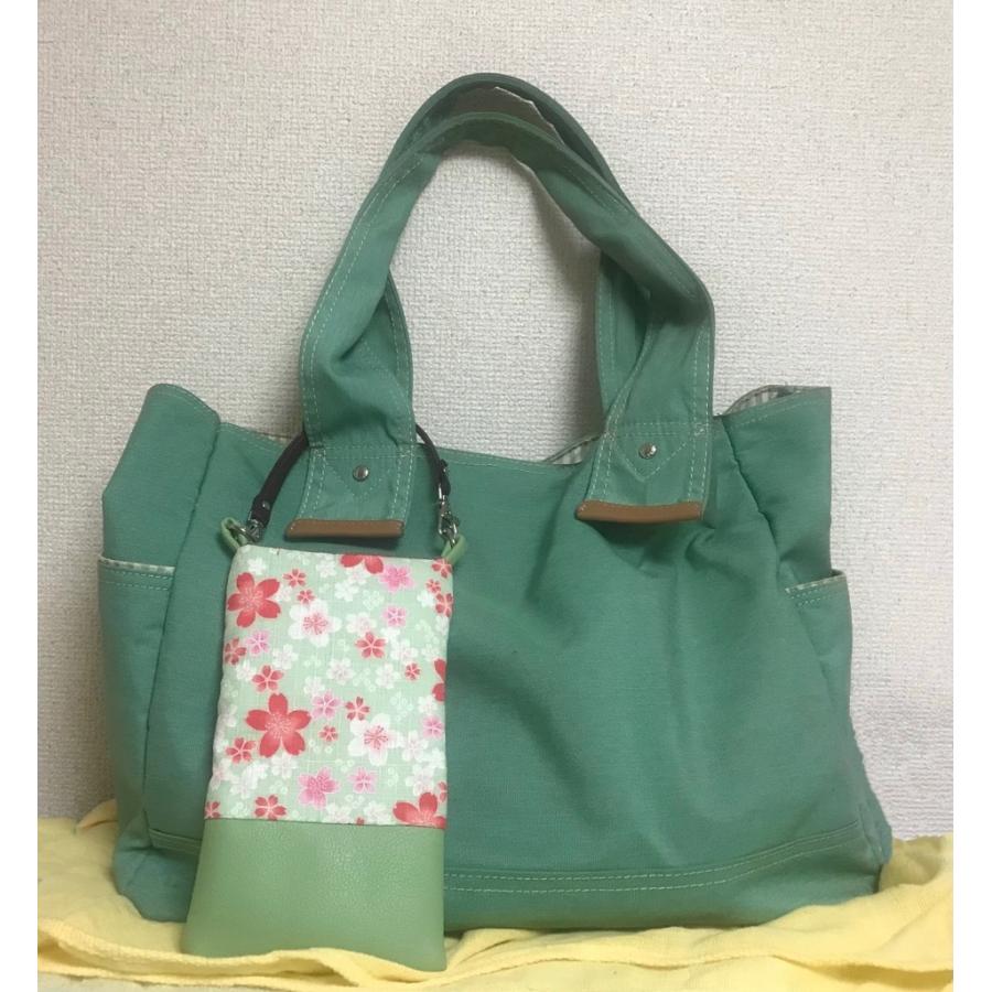 新色 ハンドメイド 和柄スマホショルダー スマホポシェット 桜x 新色 ハンドメイド 和柄スマホショルダー スマホポシェット 桜x