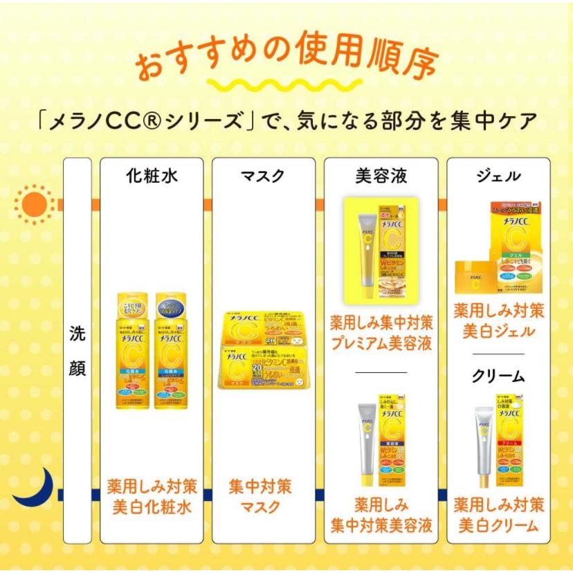 メラノCC薬用しみ対策美白化粧水 しっとり替え 170ml×5個セット｜airandohatano｜07