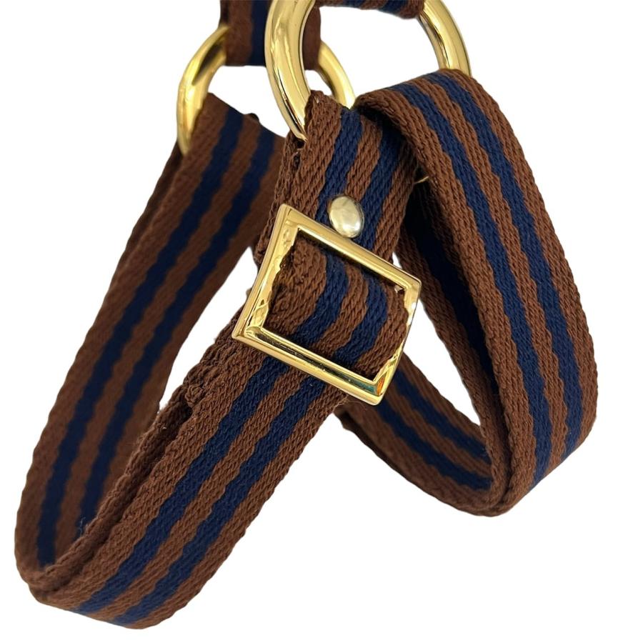 【新品・セット】HOSU ハーネス＆ロングリードセット 犬用 お散歩 超小型犬 HOSU ホス ストライプストラップ ハーネス 単品 ドッグハーネス 日本製