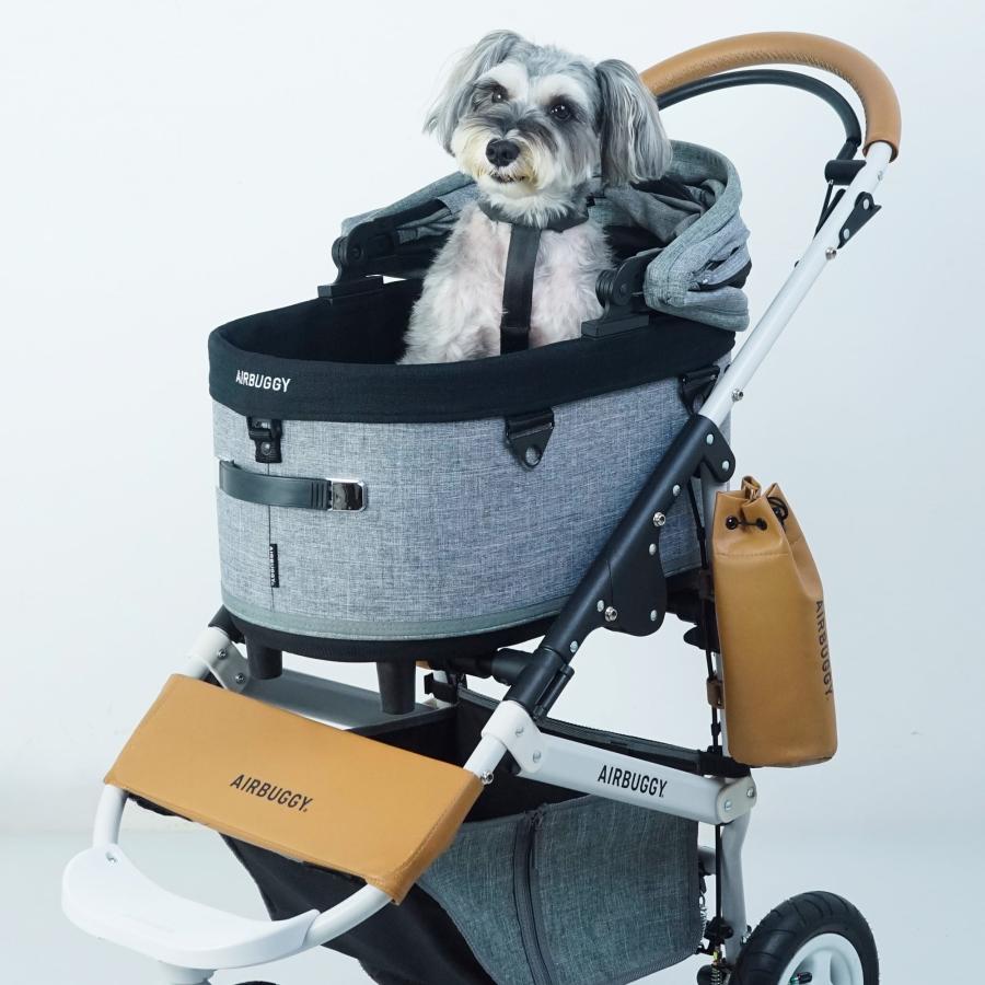 エアバギー　ディムグレー　レギュラー　コット単体とカゴカバー　未使用 楽天市場】【特典付】 ペットカート 小型犬 多頭対応 犬カート 対面式