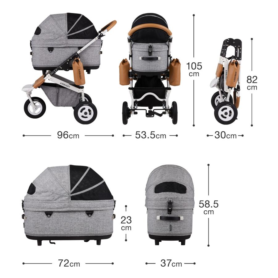 DOME 【公式】エアバギー ドーム3 [ラージサイズ] 耐荷重20kg AIRBUGGY