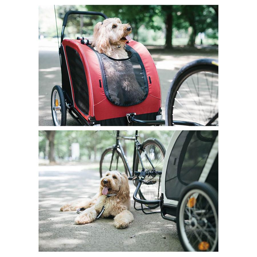 エアバギーネストバイク 犬用ペットカート ホワイト Air Buggy for Dog NEST BIKE (ネストバイク) - ドッググッズ