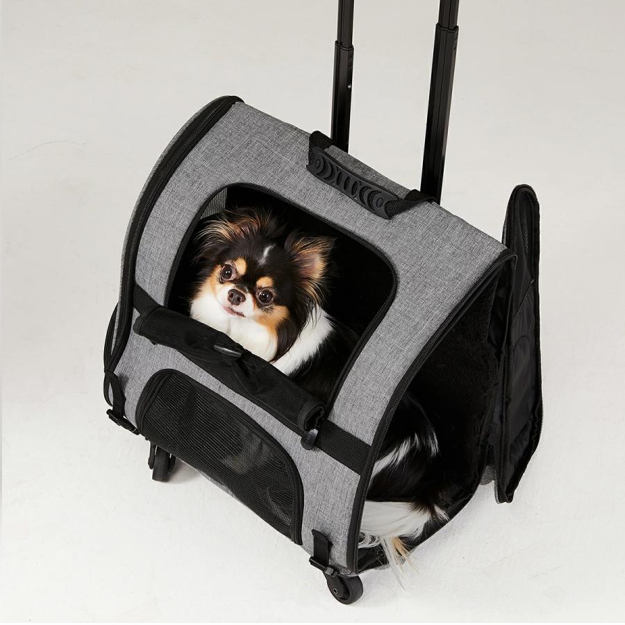 エアバギーフィット　犬　ペットキャリーバッグ　ブラック　黒　耐荷量10kg FITT 【公式】エアバギー フィット Fitt ペットキャリー 耐荷重10kg