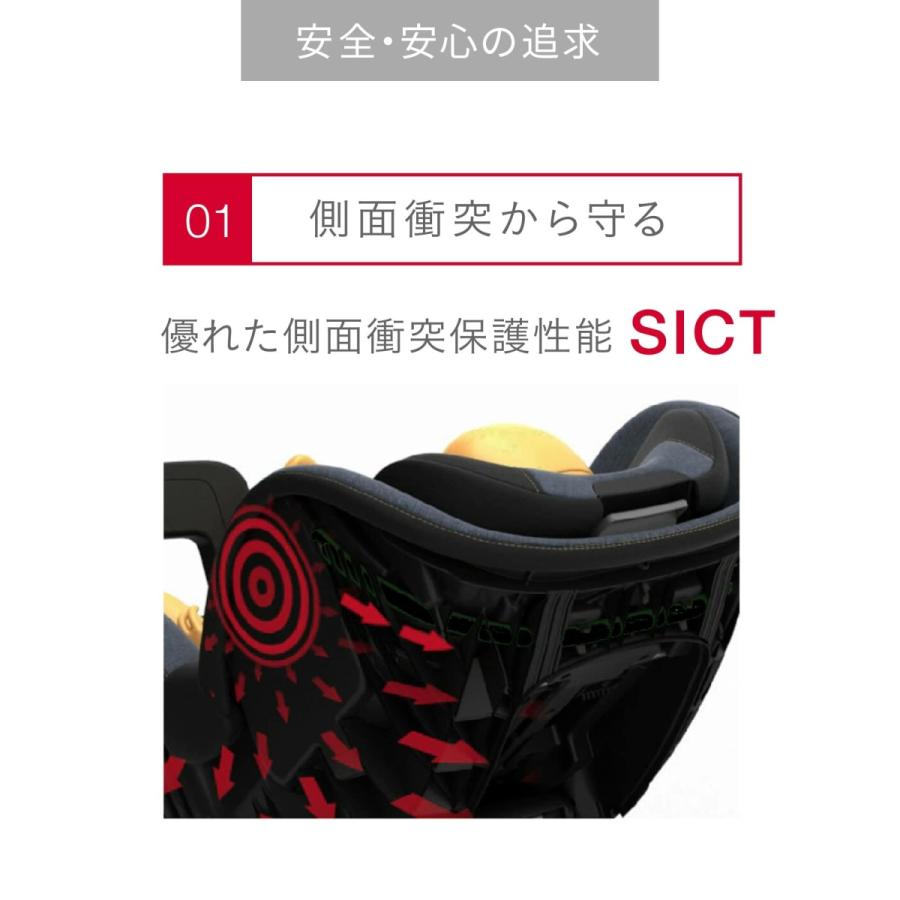 【日本正規代理店】ブリタックス デュアルフィックス アイセンス Britax 4年保証 回転式 チャイルドシート isofix 新生児 4歳の画像