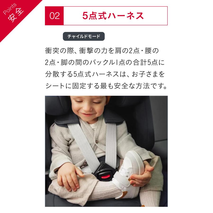 【15ヶ月〜12歳頃】ブリタックス エボルバフィックス Britax EVOLVAFIX  4年保証 チャイルドシート 1歳 12歳 4歳 ドイツ製｜airbuggyofficial｜05