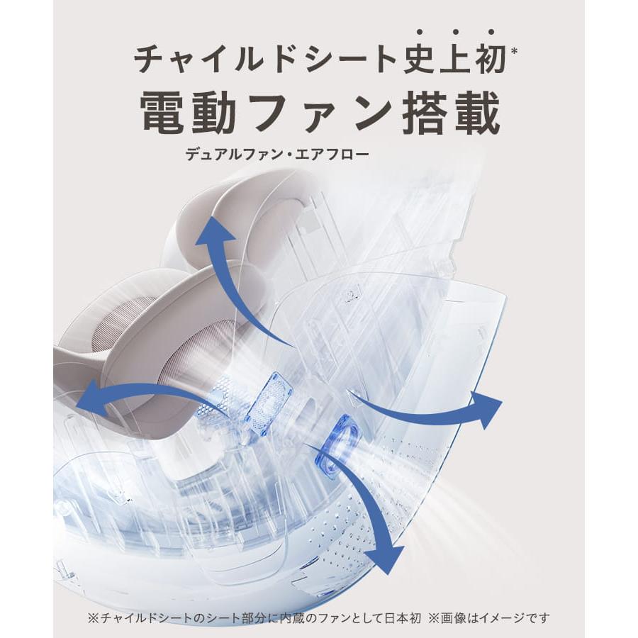 【日本正規代理店】レビュー特典 新登場 ブリタックス スイベル グローマックスエアー 4年保証 回転式 チャイルドシート 新生児 7歳 isofix 送風 スウィベル | Britax Romer | 09