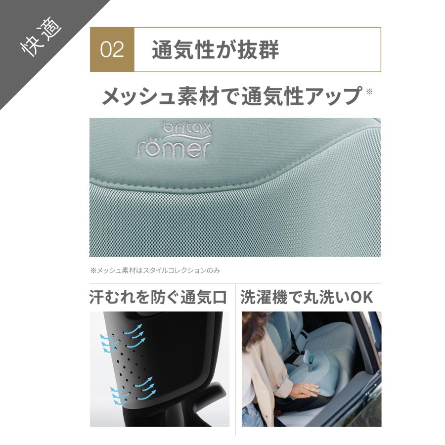 【日本正規代理店】ブリタックス キッドフィックスプロ スタイルシリーズ 4年保証 3歳 12歳 チャイルドシート ジュニアシートisofix KIDFIXPROの画像
