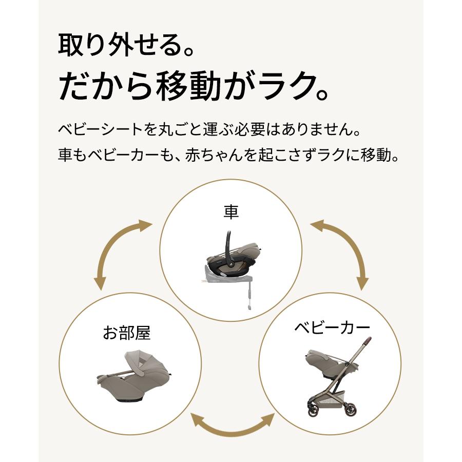 【公式】最新モデル マキシコシ ベビーカー フェイム キャビン + コーラル スライド プロ [4点セット] トラベルシステム 新生児 チャイルドシート ベビーシートの画像