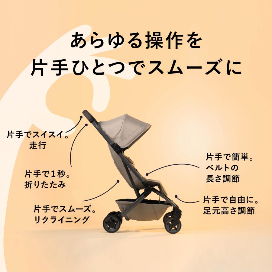 最新モデル ジュールズ エア2 Joolz Aer2 新生児 ベビーカー UPF50+ ストローラー B型 コンパクト おしゃれ エアツーの画像