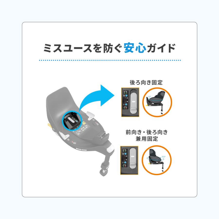 【日本正規代理店】マキシコシ パール360 [単品] 回転式 チャイルドシート 新生児 4歳 カーシート MaxiCosi Pearl 360の画像