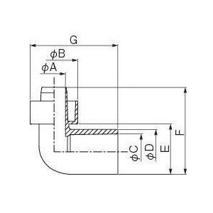 イナバ　断熱ドレンホース用ＶＰ管エルボ　ＤＳＨ−２０ＮＥ　ＶＰ管接続用｜aircon-station｜02