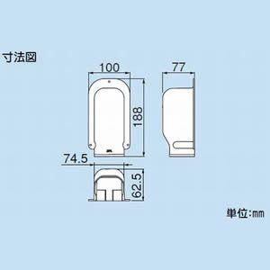 因幡 LD後付用ウォールコーナー LDWA-70（アイボリー） : エアコン