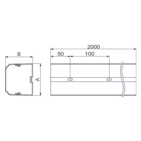 イナバ スリムダクトMD MD-751（ホワイト） 1箱（5本入） : エアコン