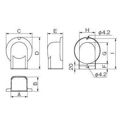 イナバ MDウォールコーナー(エアコンキャップ用) MWM-85（ホワイト