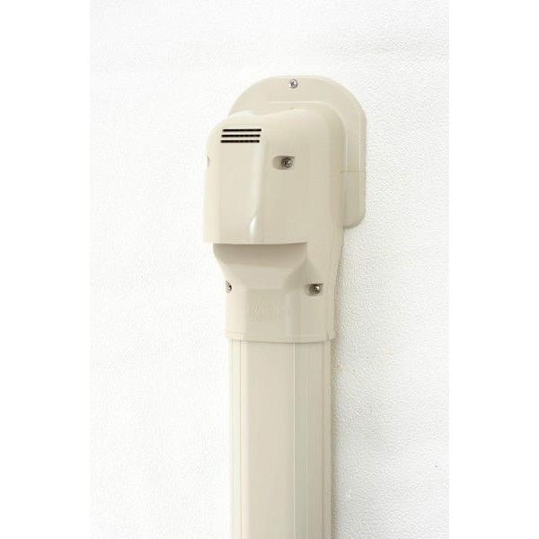 イナバ スリムダクト 換気用ウォールコーナー SWK-77N : エアコン