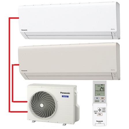 Panasonic（パナソニック） ナノイーマルチ壁掛けセット 室内機 6畳+8 