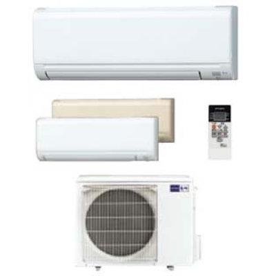 三菱（MITSUBISHI） 三菱電機 室内機 8畳+14畳用+室外機 壁掛け2台