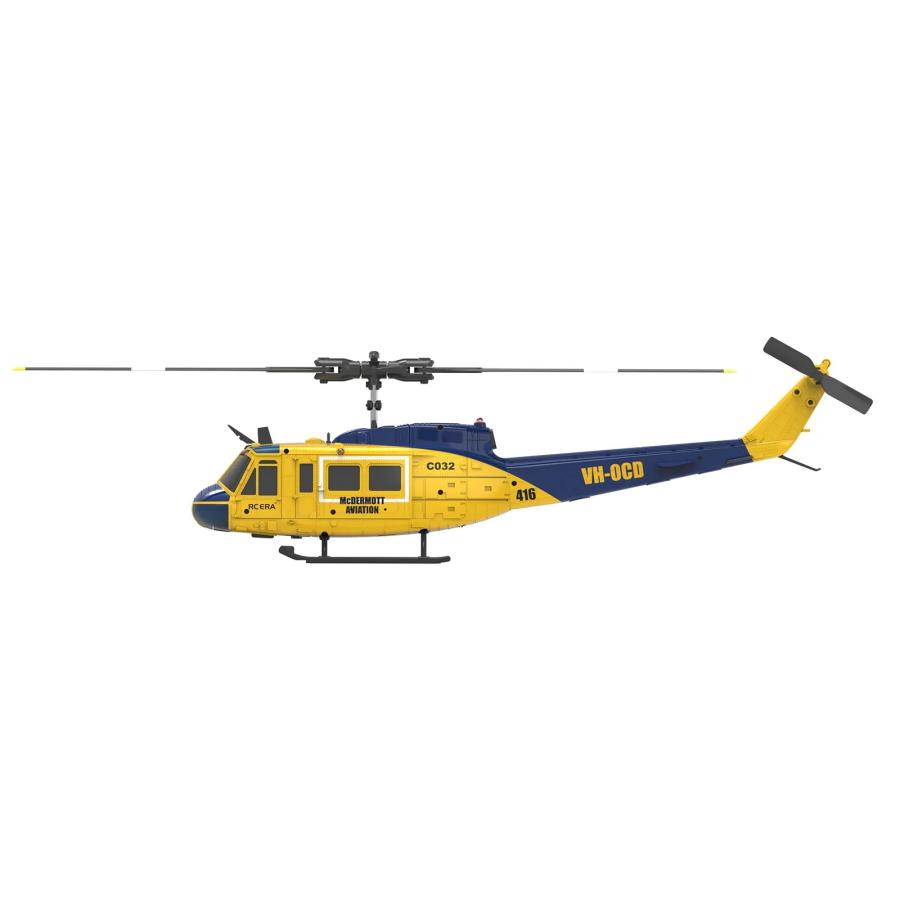 RC ERA C032 ラジコンヘリコプター UH-1 ヒューイ イエロー×ブルー