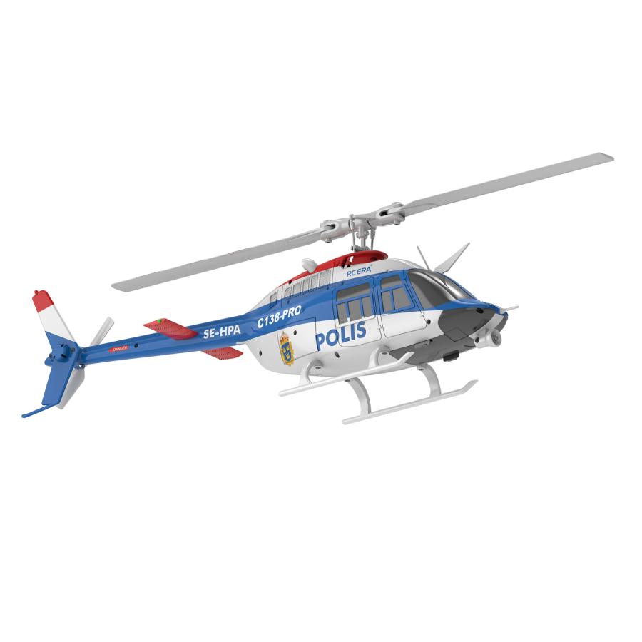 RC ERA C138ZCPRO Bell 6軸ジャイロスコープ ラジコン ヘリ RC ERA C138Pro Bell206ブラシレス仕様 RTF（技適付き）ワンクリック