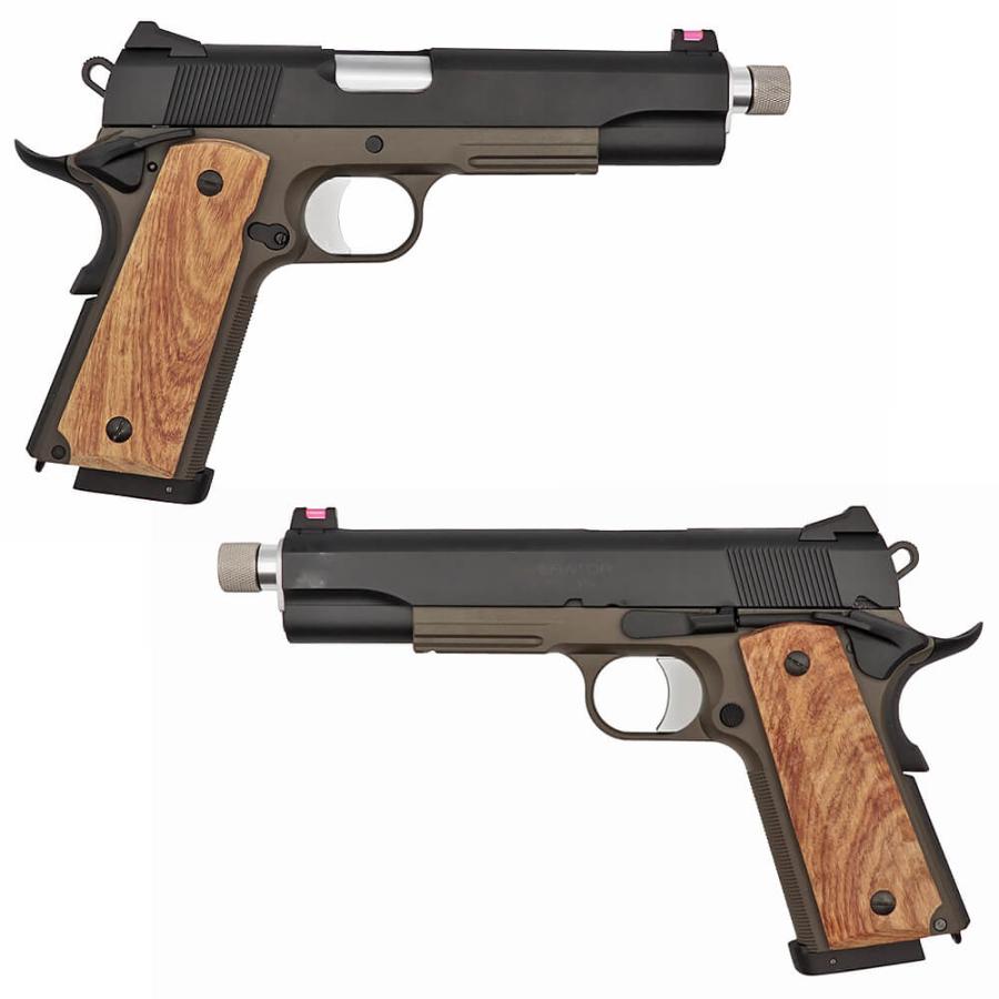CO2 GBB ガバメントシリーズ対応 木製カスタムグリップ 無垢材 ニス
