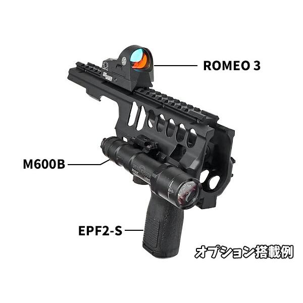 ARMY FORCE 電動ガン MP5K PDW用 レールハンドガード BK AF-RAS041