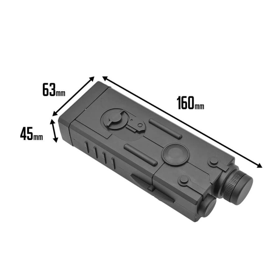 CYMA製 電動ガン用 PEQ-2 タイプ バッテリーケース 20mmレイル対応 