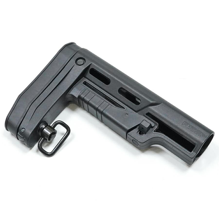 エアガン ブラック 可動式ストック APS製 RS-2 コンパクトストック マルイM4シリーズ対応