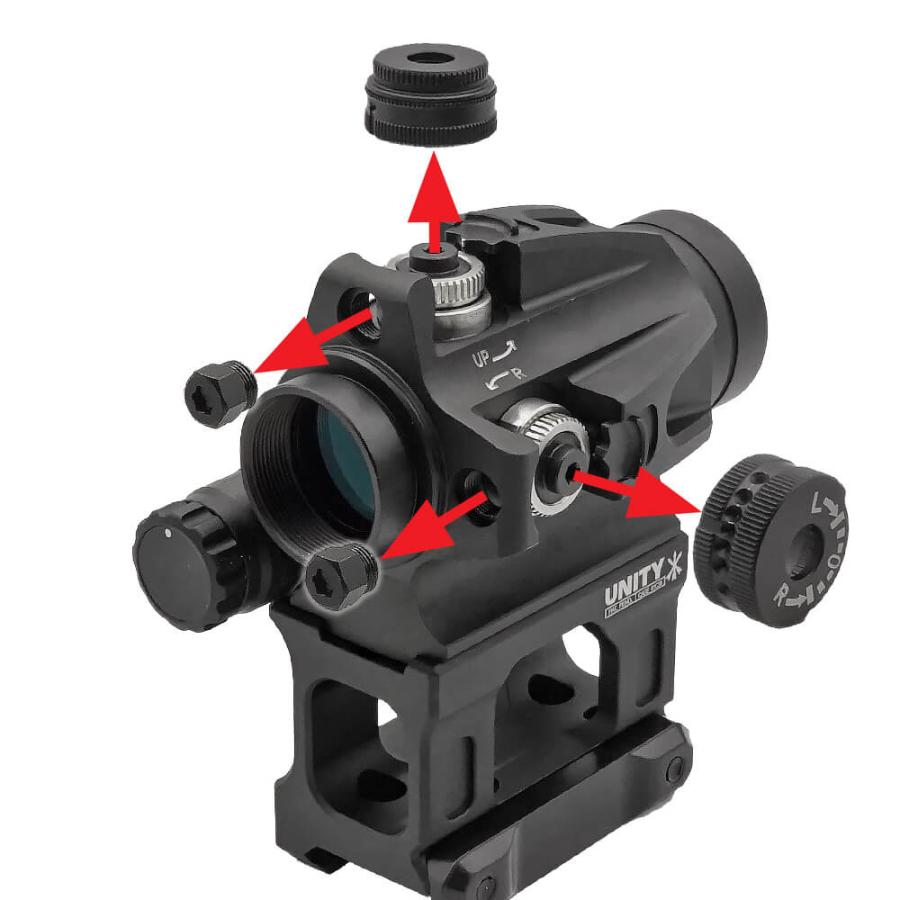 Evolution Gear 製 COMP M5b ドットサイト 本体 ＆ BCM Lower 1/3 Cowitness マウント セット_11