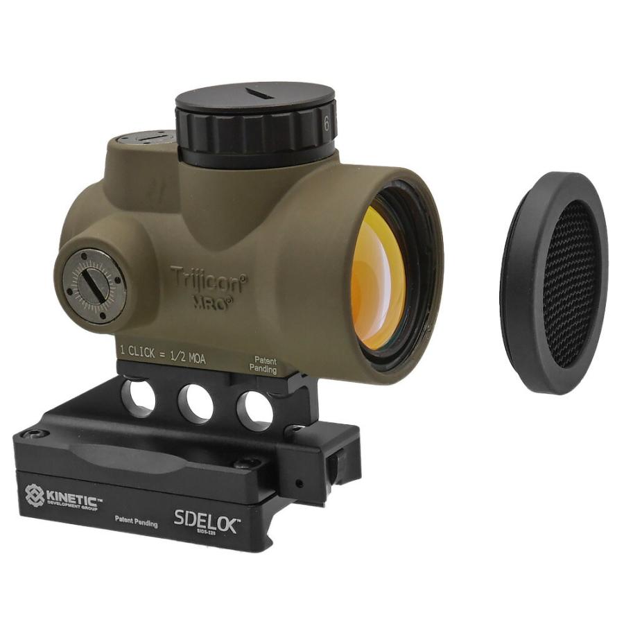 【 EVOLUTION GEAR 製】 Trijicon MRO ドットサイト KINETIC SIDELOK マウント 搭載｜airgunmk｜12