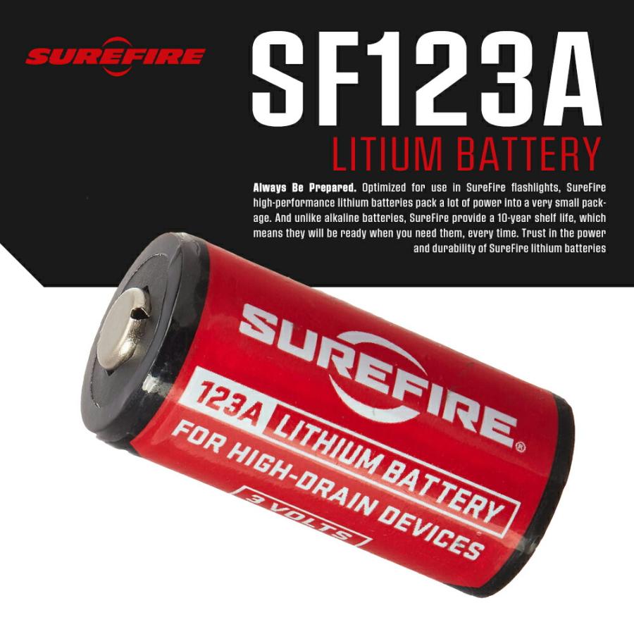 1本 単品 実物 SUREFIRE 123A シュアファイア リチウム 電池 3v