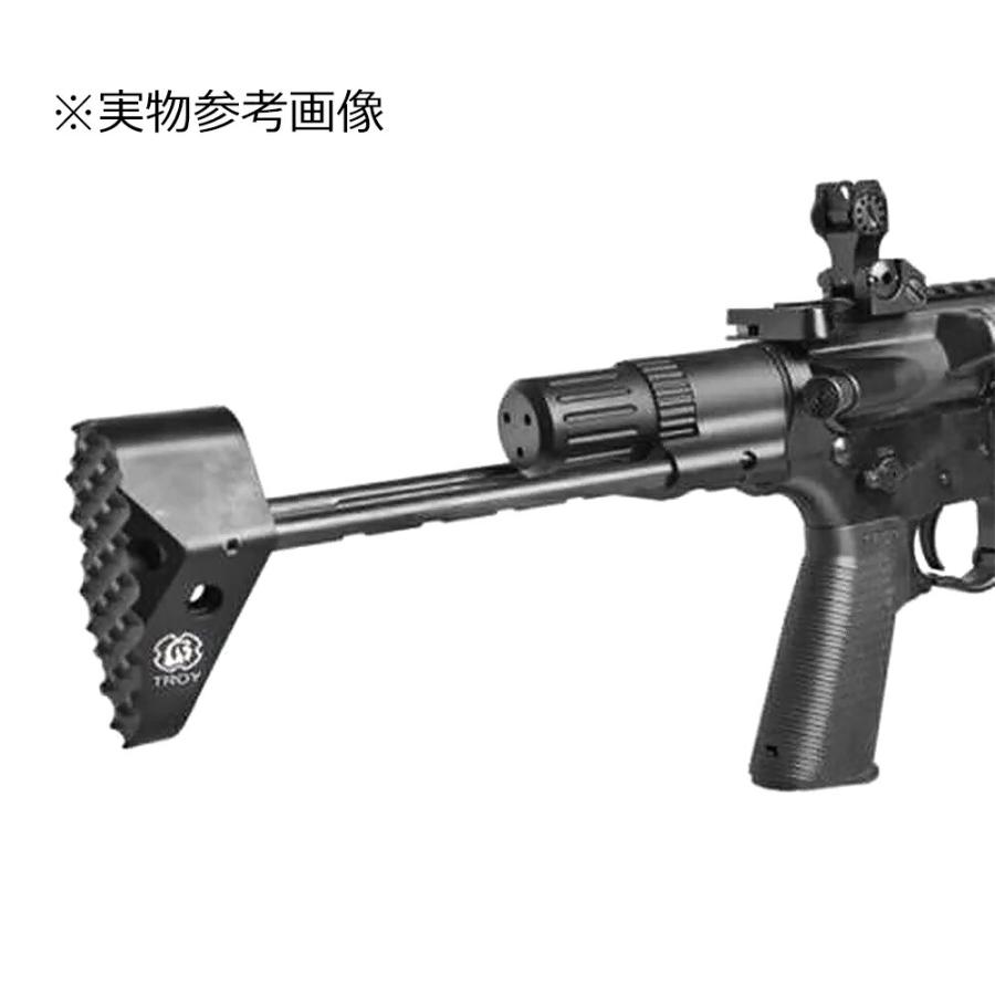 【スタンダード 電動ガン M4 対応】 5KU TROY タイプ PDW 伸縮 ストック | 東京マルイ スタンダード電動ガン スライド スライドストック｜airgunmk｜02