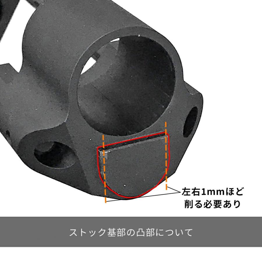 スタンダード 電動ガン M4 対応 5KU TROY タイプ PDW 伸縮 ストック